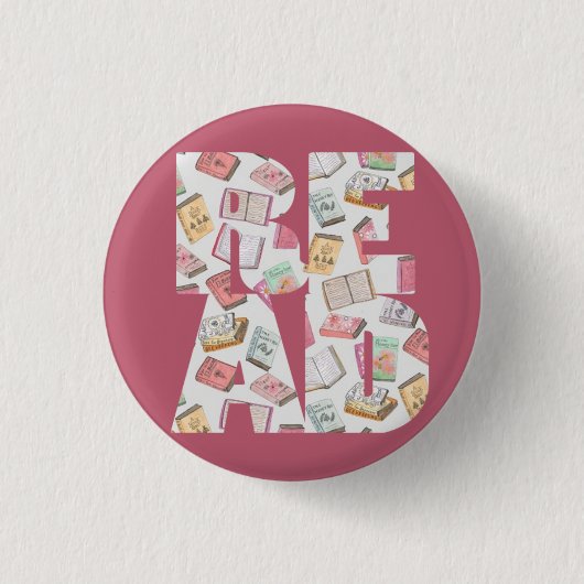 GELESEN (Knopf #1) Button (Vorderseite)