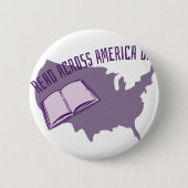 Gelesen über Amerika Button (Vorderseite)