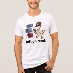 Gelesen und Ignoriert Gans, Mama-Texte Ignorieren, Tri-Blend Shirt