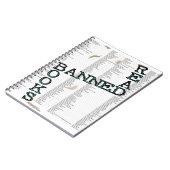 Gelesenes verbotene Buch-Zeitschriften-Raum-Buch Notizblock (Linke Seite)