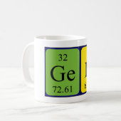 Geli Periodenname Tasse (Vorderseite Links)