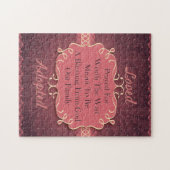 Geliebt adoptiert puzzle (Horizontal)