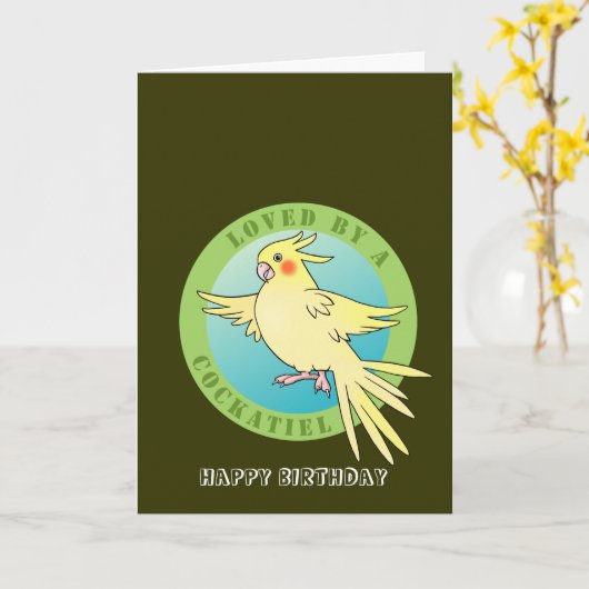 Geliebt durch eine karte (Gelbe Blume)