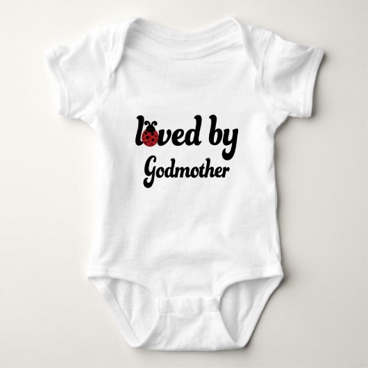 Geliebt durch Patin-Geschenk Baby Strampler (Vorderseite)