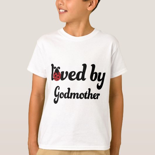 Geliebt durch Patin-Geschenk T-Shirt (Vorderseite)