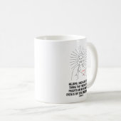 Geliebt, ich wünschte über alles Mögliche. Christl Kaffeetasse (VorderseiteRechts)