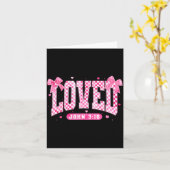 Geliebt John 3 16 Christliche Liebe zum Valentinst Karte (Gelbe Blume)