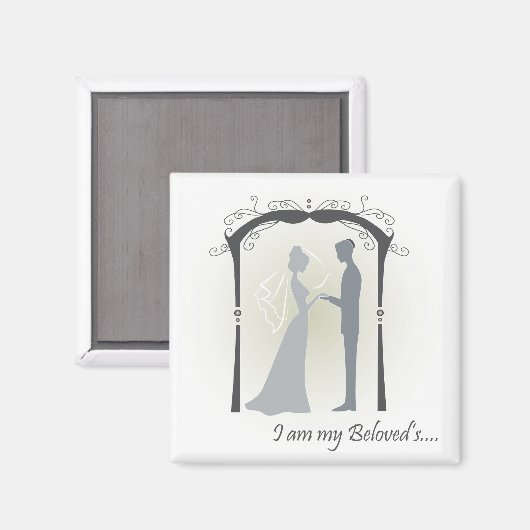 Geliebt Magnet (Vorderseite/Rückseite)