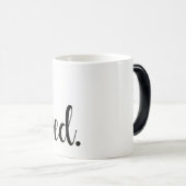 Geliebt. Moderne moderne Schriftzeichen-Typografie Verwandlungstasse (VorderseiteRechts)