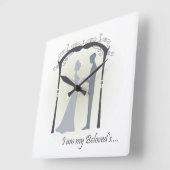 Geliebt Quadratische Wanduhr (Winkel)