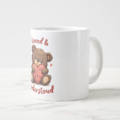 Geliebt und verstanden Jumbo-Tasse (Vorderseite Rechts)