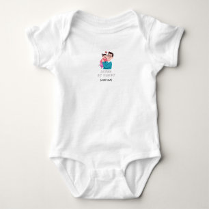 Geliebt von Daddy - Süßer Vater und Tochter Baby Strampler
