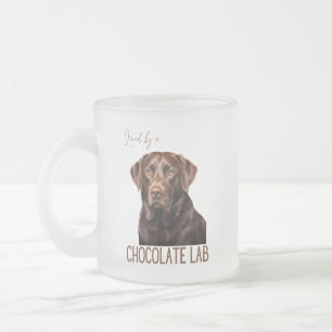 Geliebt von einem Schokoladen-Labrador-Hundefreund Mattglastasse