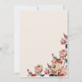 geliebte Babydusche Einladung (Rückseite)