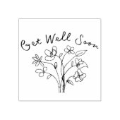 Geliebte Blume Gummistempel (Prägung)