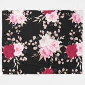 geliebte Blumendecke Fleecedecke (Vorderseite (Horizontal))
