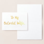 Geliebte Ehefrau... Folienkarte (Anzeige)