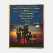 Geliebte Einwegspende - Maßgeschneiderte Mittelspi Fleecedecke (Vorderseite)