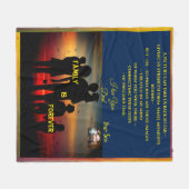 Geliebte Einwegspende - Maßgeschneiderte Mittelspi Fleecedecke (Vorderseite (Horizontal))