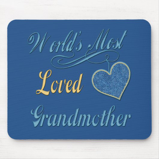 Geliebte Großmutter der Welt die Mousepad (Vorne)