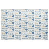 Geliebte Großmutter der Welt die Stoff (Fat Quarter (45,7 x 55,9 cm))