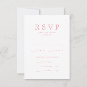 Geliebte Hochzeits-Antwortkarten RSVP Karte