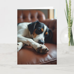 Geliebte Karte zum Vatertag für den Hund