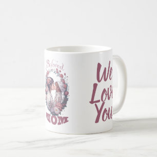 Geliebte Mama, Tochter-Kuss, Bestes Geschenk je, J Kaffeetasse
