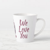 Geliebte Mama, Tochter-Kuss, Bestes Geschenk je, J Milchtasse (Rechts)