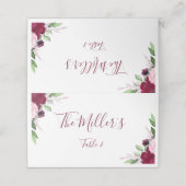 Geliebte Platzkarte (Außenseite Aufgefaltet)