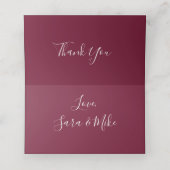 Geliebte Platzkarte (Innenseite Aufgefaltet)