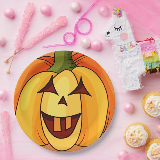 Geliebte Pumpkin-Halloween-Party-Papierplatte Pappteller (Party)