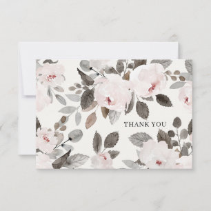Geliebte rosa Rosen Dankeschön-Karte Dankeskarte