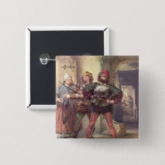 Geliebte schnell, Nym und Bardolph Button (Vorne & Hinten)