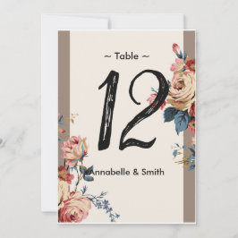 geliebte Tischnummer