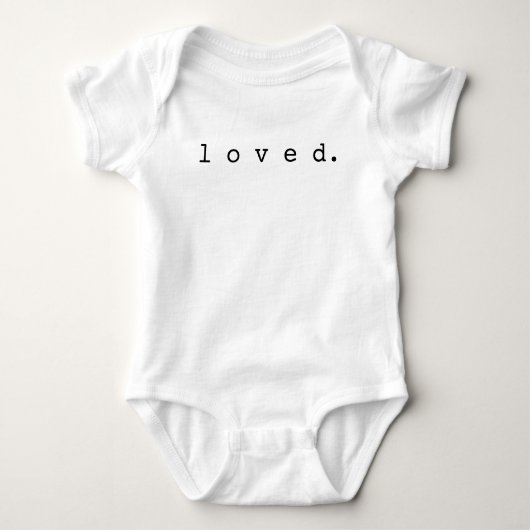 Geliebter Baby-Bodysuit Baby Strampler (Vorderseite)