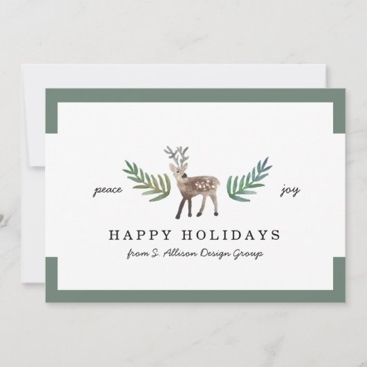 Geliebter lieb Unternehmensfeiertag Feiertagskarte (Vorderseite)