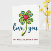 Geliebter Muttertag Grußkarte Karte (Gelbe Blume)
