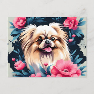 Geliebter Pekingese Postkarte