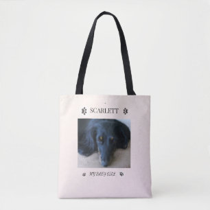 Geliebter Pfotenabdruck-Begleiter Tasche