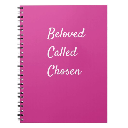 Geliebtes, als Chosen6.5" x 8.75" klassisches Note Notizblock (Vorderseite)