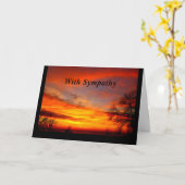 Geliebtes begrüßt in Himmels-Beileids-Karte Karte (Gelbe Blume)