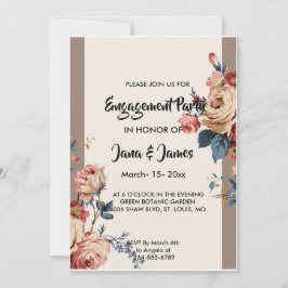 geliebtes Engagement Einladung