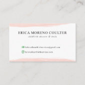 Geliebtes Herz Visitenkarte (Rückseite)