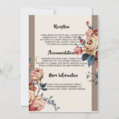 geliebtes Hochzeitsprogramm Einladung (Vorderseite)