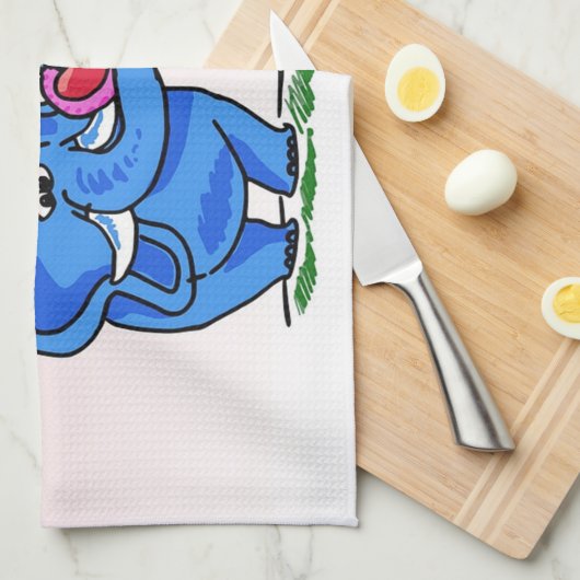 Geliebtes irgendwie Geschirrtuch (Viertel Falte)