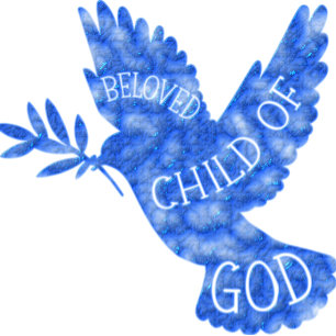Geliebtes Kind von Gott Dove Baby Design Strampler