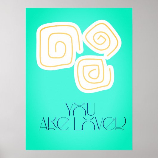 Geliebtes Kinderzimmer-Wandkunst-Druck Poster (Vorne)