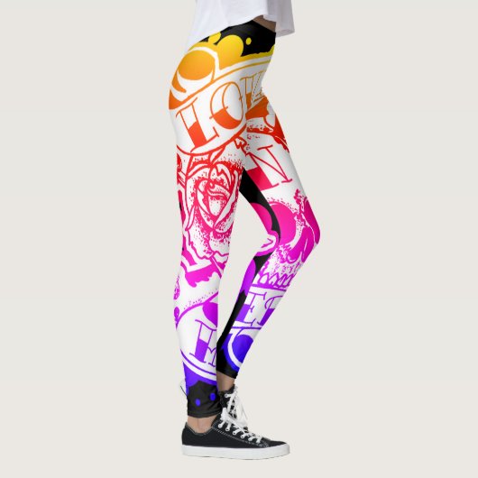Geliebtes N hasste Logo Leggings (Rechts)