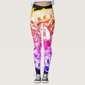 Geliebtes N hasste Logo Leggings (Vorderseite)